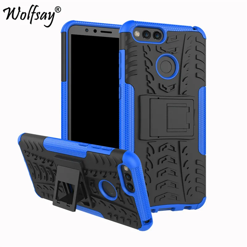For Huawei Honor 7X Case Shockproof Armor Rubber Hard Back Phone Protective Cover |