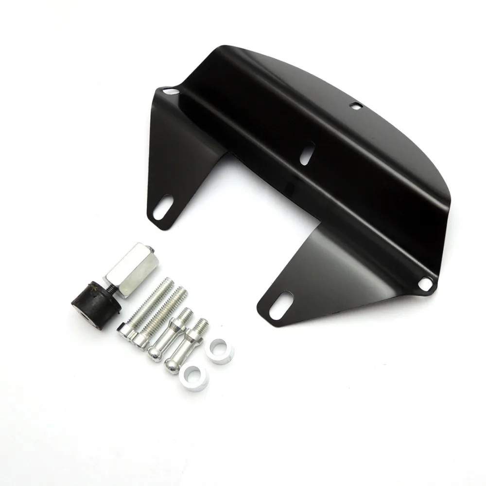 5 3/4 &quotчерный глянец обтекатель фар маска передний хомут Вилка Крепление