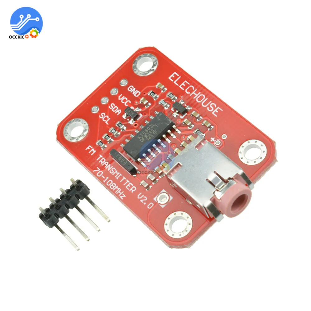 Модуль FM передатчика V2.0 цифровой модуль радио для микрофона Arduino|module for arduino|module