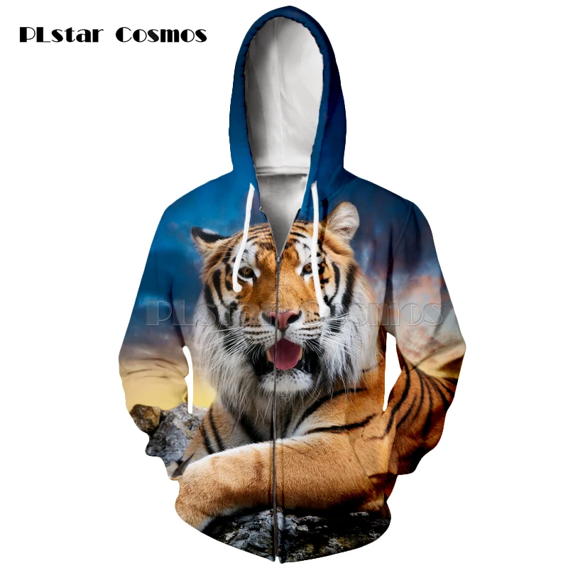 

fashion Hot Sales 3d Print Tiger Animal Style Fashion t shirt Sweatshirt Hip Hop Mens shirt top dropship