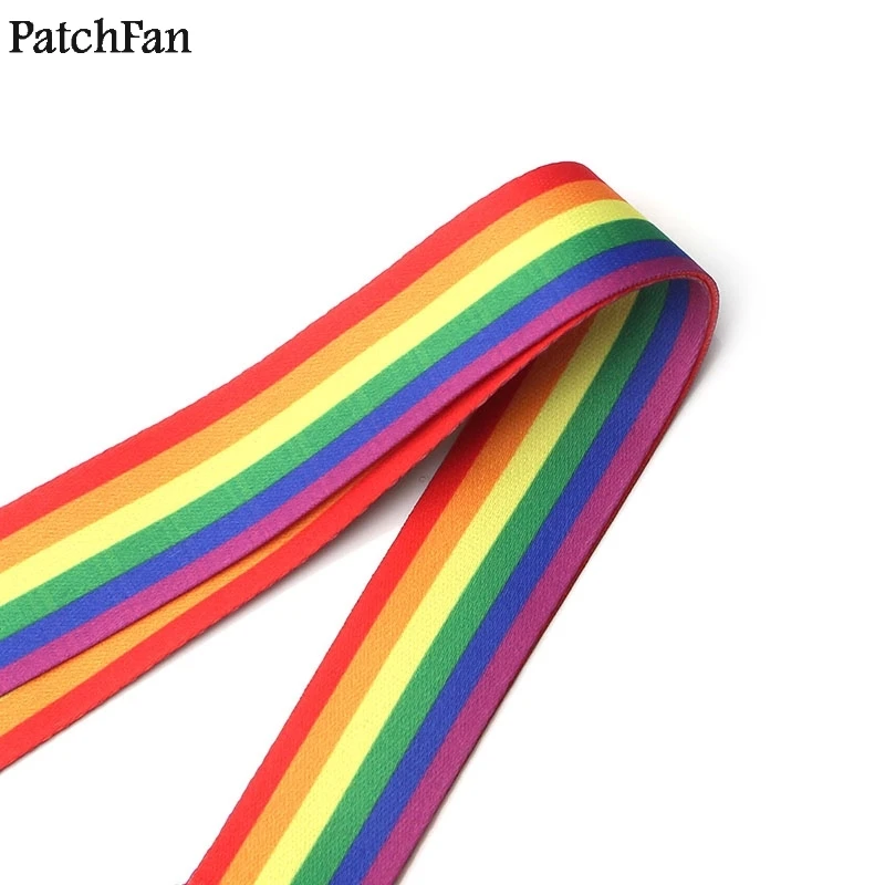 Patchfan Радуга ремни ключ теги шейный ремешок для Мобильный телефон с ремешками из