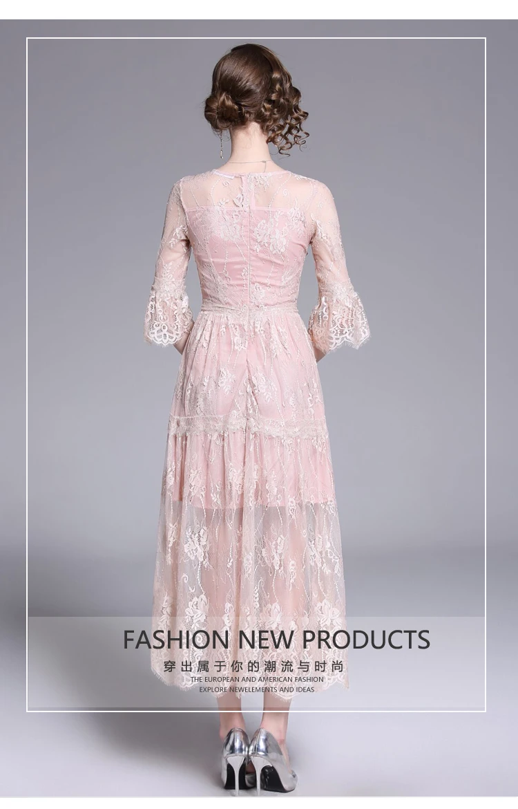 Винтажные модные вечерние женские платья больших размеров XXL расклешенный