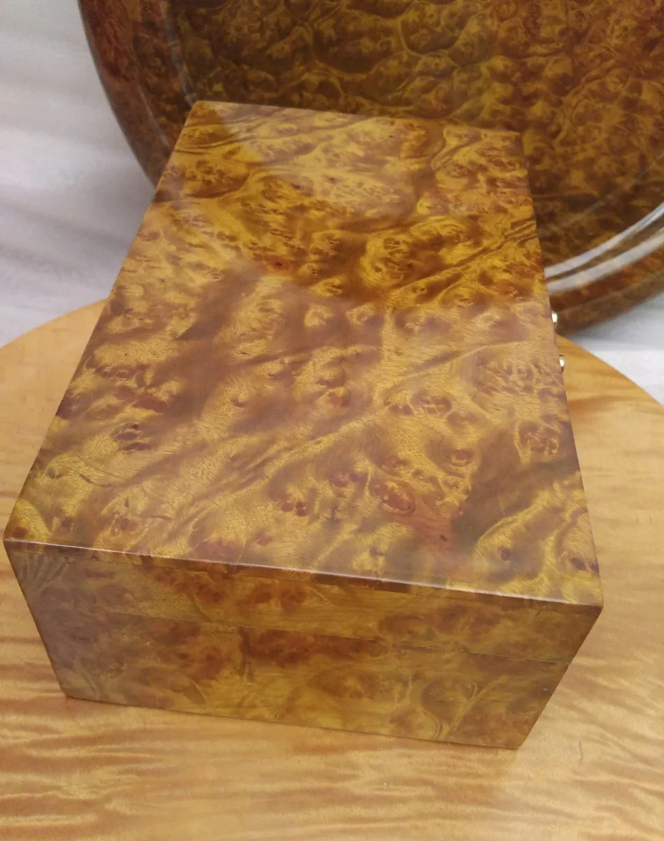 Парная бирманская Золотая камфорная древесина для хранения ювелирных изделий