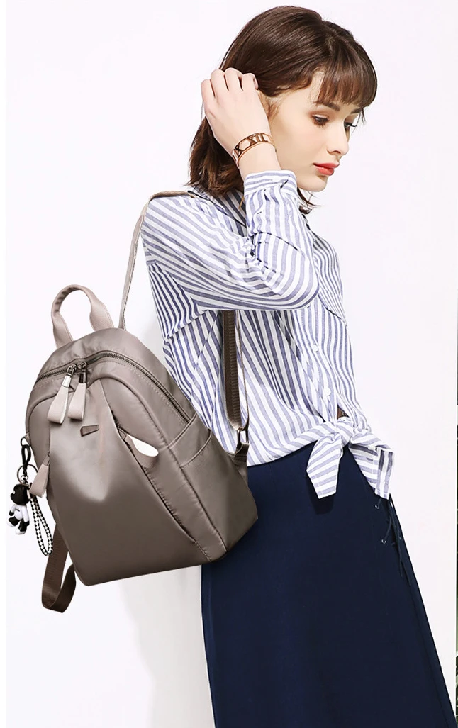 Mochilas mujer Горячая новинка Ткань Оксфорд Водонепроницаемая Студенческая сумка
