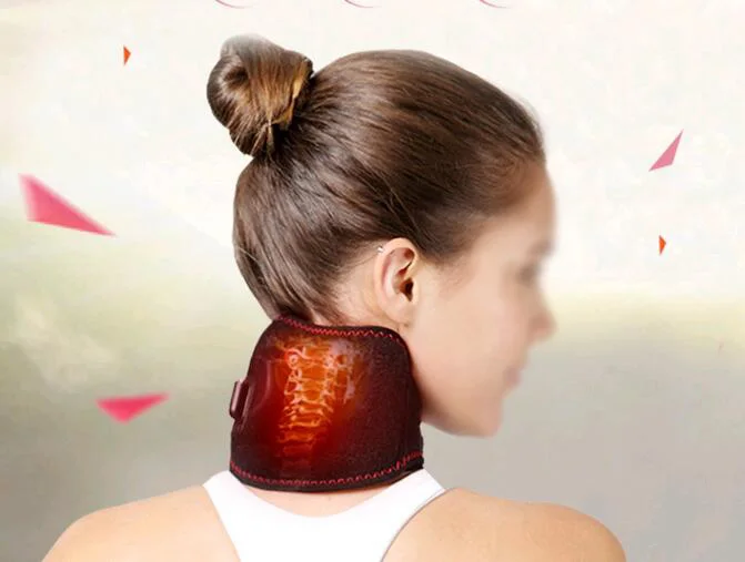 Дальний инфракрасный нагревательный шейный мокса массажный пояс Usb