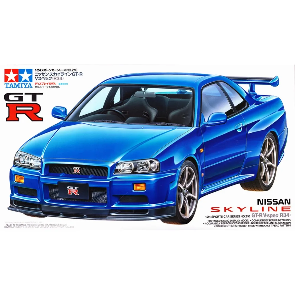 Модель 1/24 TAMIYA 24210 NISSAN SKYLINE GTR R34 hobby|Наборы для сборки моделей| |