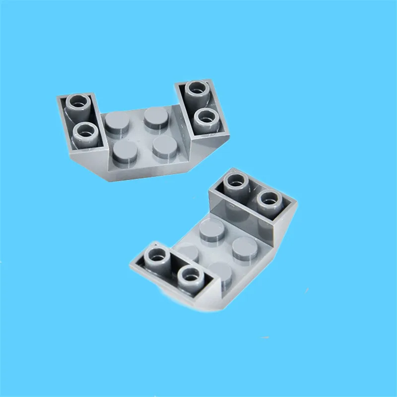 20 шт./лот Technic Наклонный перевернутый 45 градусов 4x2 двойные части для строительных