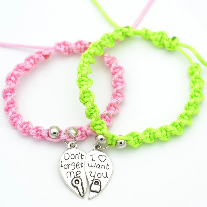 Новинка Лидер продаж модные ювелирные изделия ручной работы с надписью Best Friends With