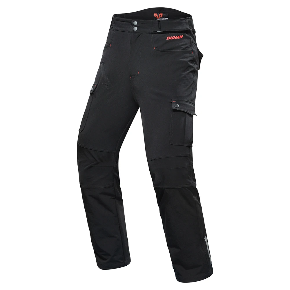 Black Pants DUHAN мотоциклетная куртка летняя дышащая мотоциклетная куртка одежда для верховой езды Мужская одежда для мотокросса мотоциклетная куртка черный и серый - Цвет: Black Pants