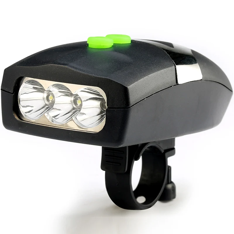 Дропшиппинг велосипедный Светильник Универсальный Белый Передний головной светильник велосипедная лампа+ электронный колокольчик водонепроницаемые аксессуары
