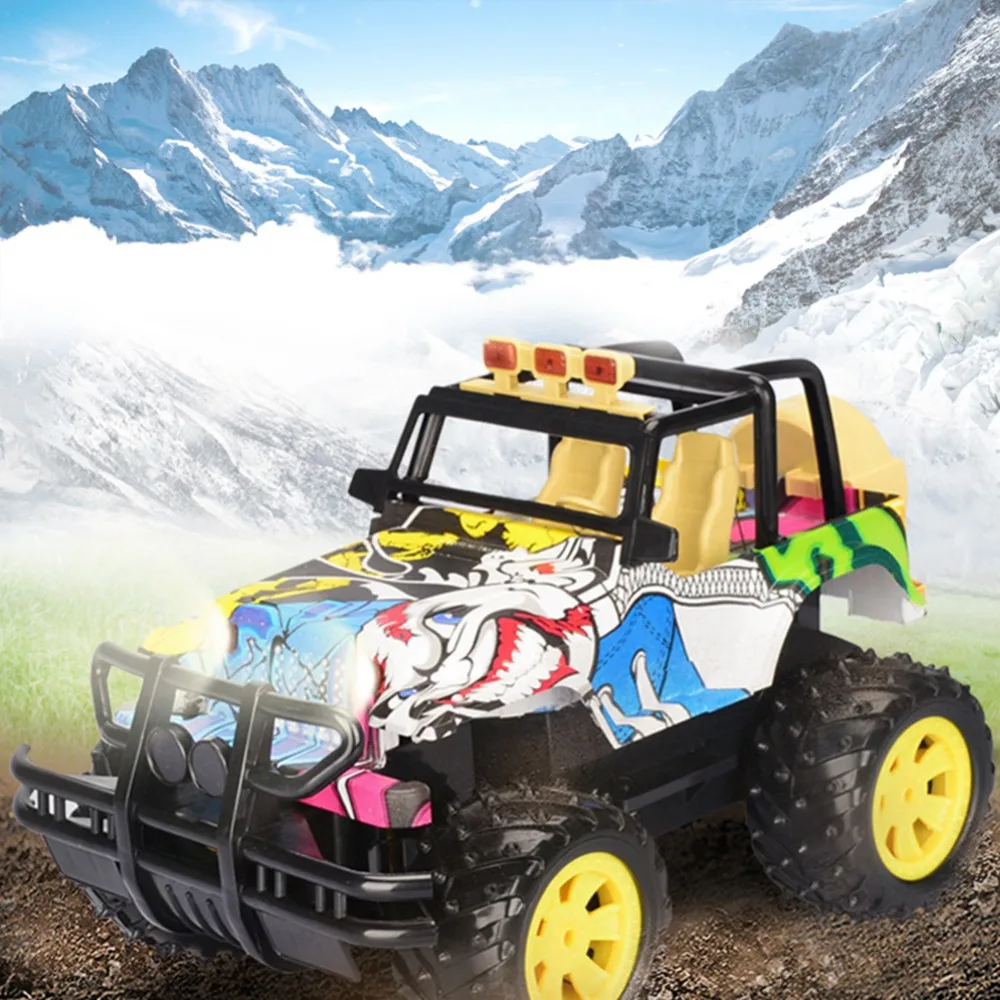 1/14 RC автомобиль пластиковый альпинистский 4x4 привод Бигфут граффити Автомобиль