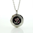 Длинное ожерелье колье Om Ohm Aum Namaste символ йоги Yoganamaste, ожерелье с подвеской Свадебные украшения с покрытием медальон T481