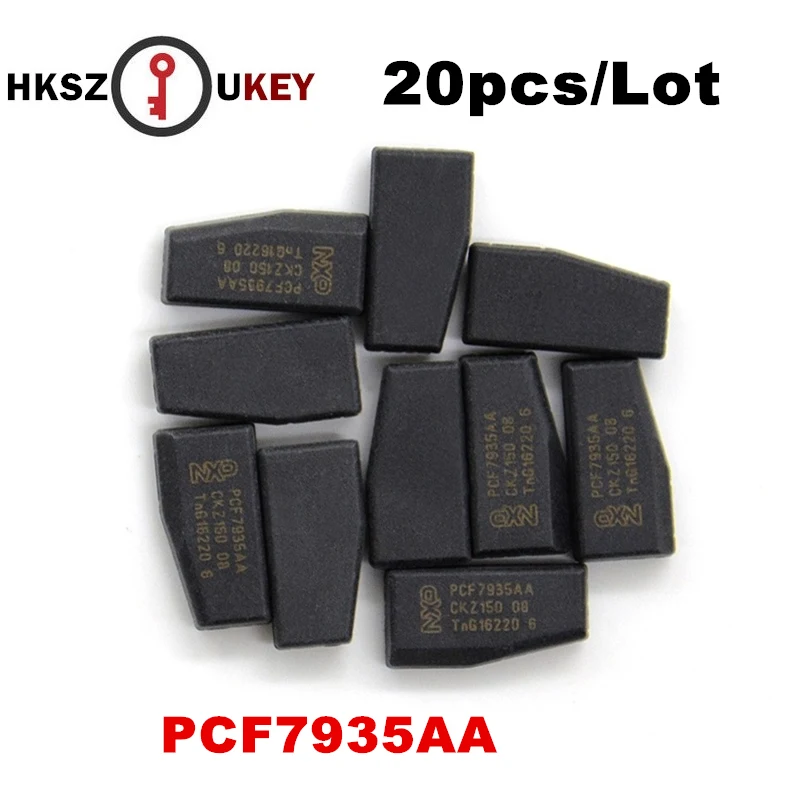 HKSZUKEY оптовая цена ID44 PCF7935 PCF7935AS 20 шт./лот PCF7935AA транспондер чип PCF 7935 как pcf7935 Карбон