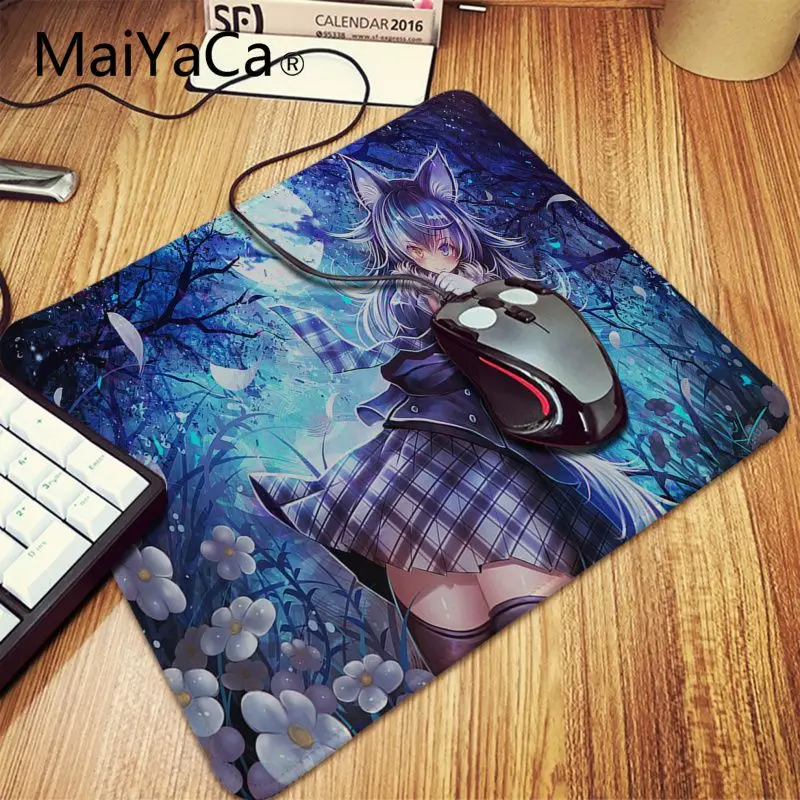 Maiyaca новый дизайн Kemono Friends аниме девушка натуральный каучук игровой коврик для