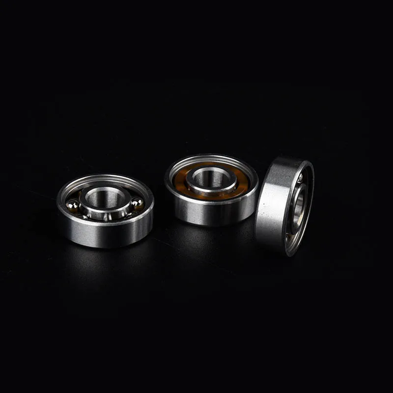 10 шт. керамический центральный подшипник Спиннер игрушка подшипник стали высокоскоростные шариковые подшипники профессиональные 608 Гибридные прочные