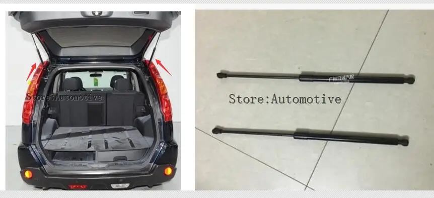 

2pcs Auto Tailgate Boot Ascensor de apoyo Gas Struts Spring for Nissan X-Trail T31 2007 2008 2009 2010-2013 580 mm