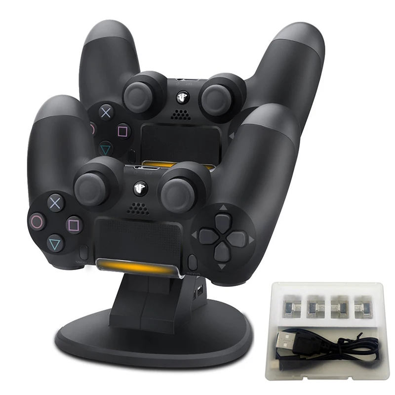 Аксессуары для PS4 Play Station 4 контроллер зарядное устройство Подставка джойстик