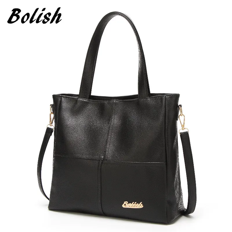 Женская сумка из ПУ кожи Bolish повседневная дизайнерская через плечо высокого