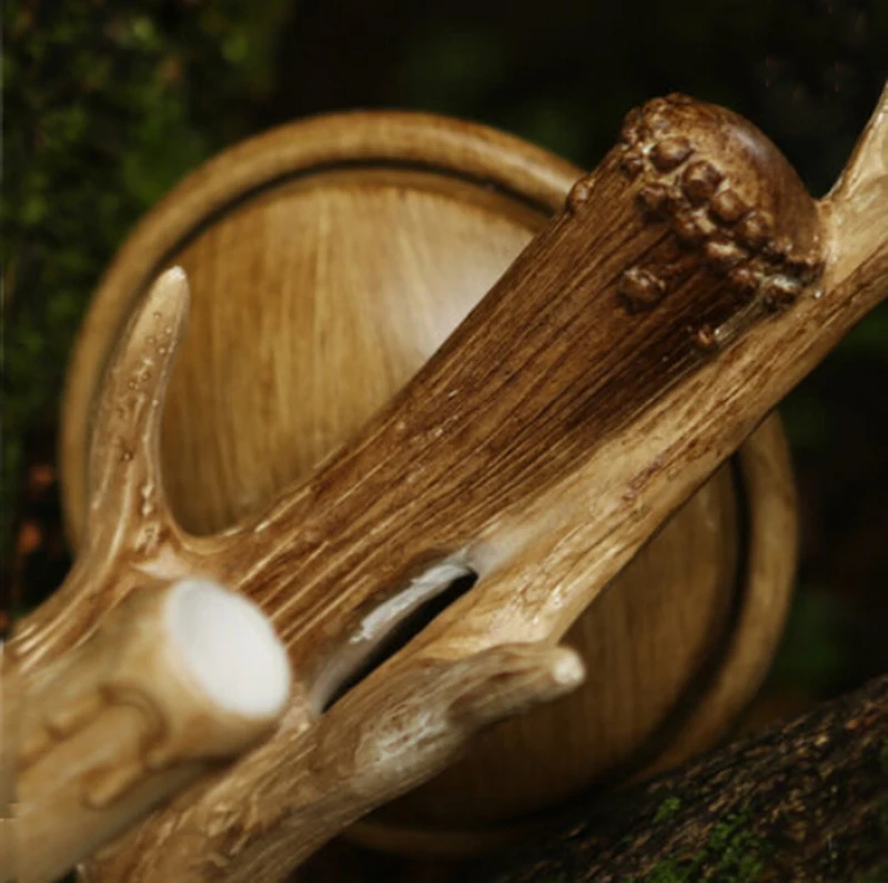 Современный настенный светильник рога бра рустикальная настенная лампа из