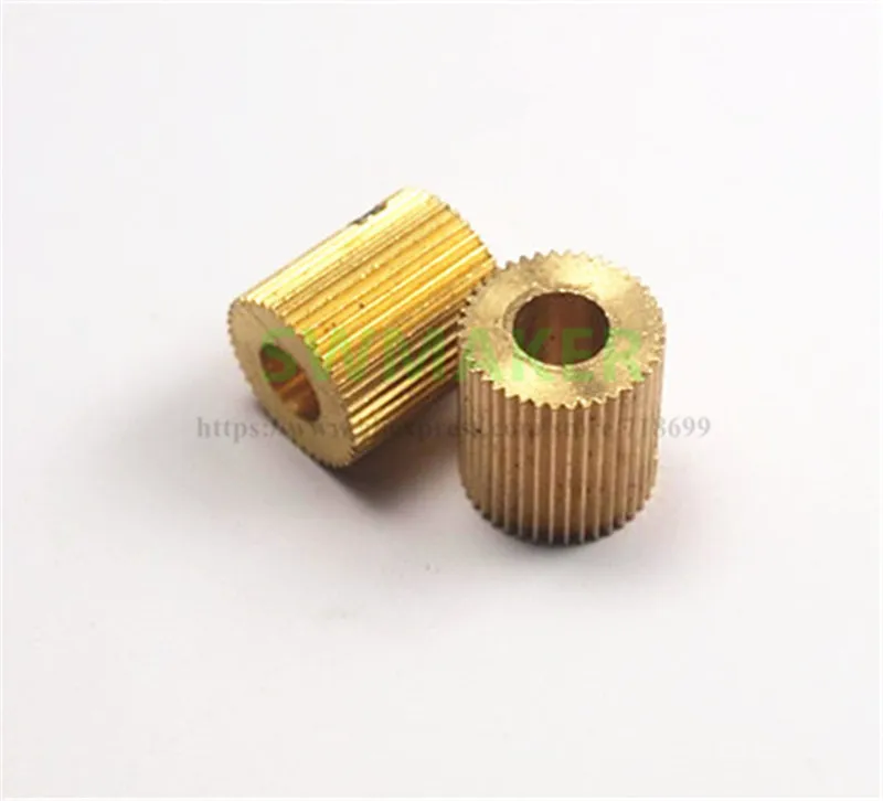 

SWMAKER Mkbot copper driver gear Feeding wheel driver gear bore 5mm 40 tooth 3D printer parts