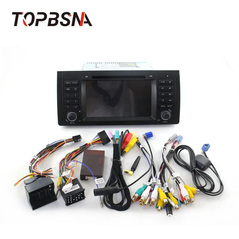 TOPBSNA Android 10 автомобиль радио плеер для BMW X5 E53 M5 5 Sesies E39 GPS навигации мультимедиа 1 Din