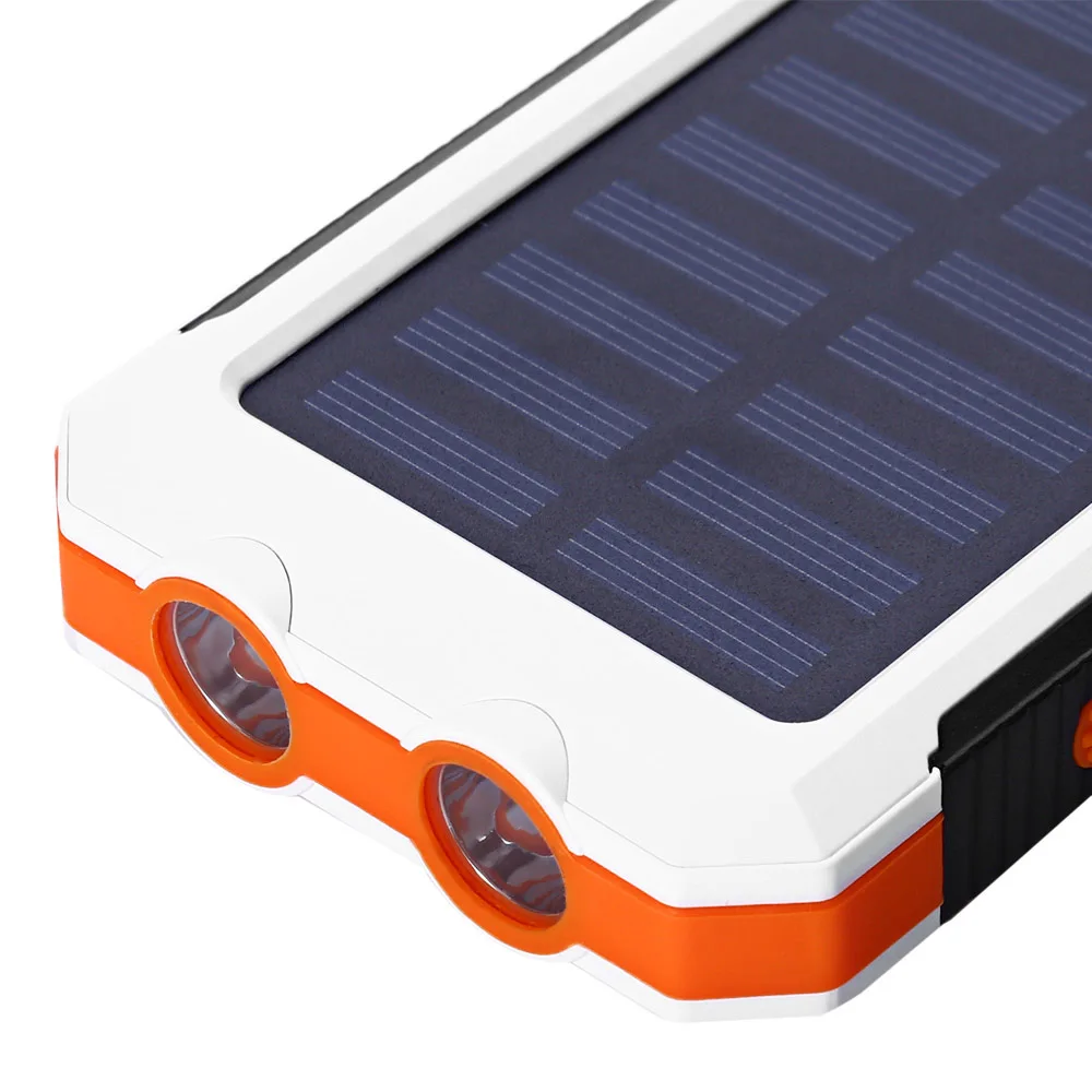 AKASO солнечная батарея 20000mah F5S для всех телефонов, портативная батарея для мобильных телефонов