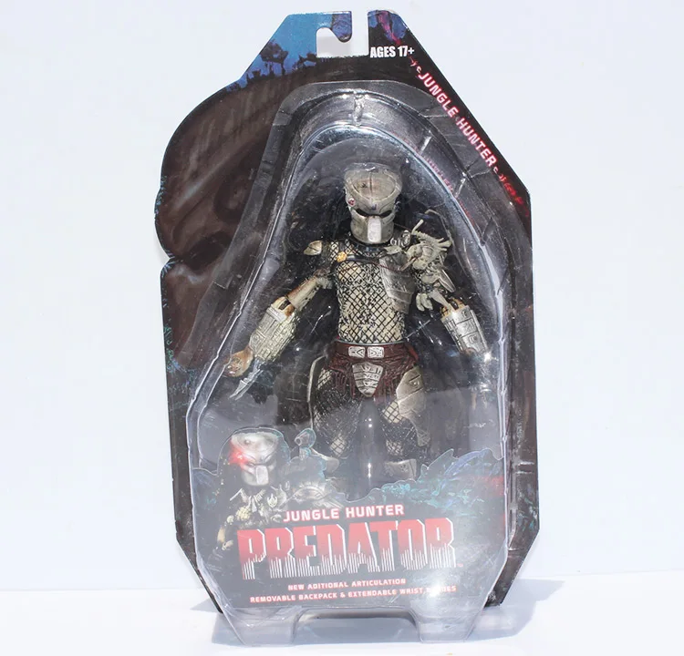 3 шт./лот NECA Хищник Классический Хищник 25th anniversary Jungle Hunter ПВХ фигурка Коллекционная модель игрушки " 20 см