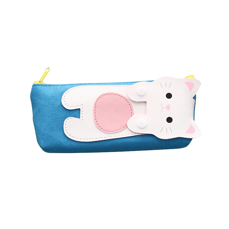 Милые карандаши с котами сумка креативный мультфильм Холст Женский студенческий