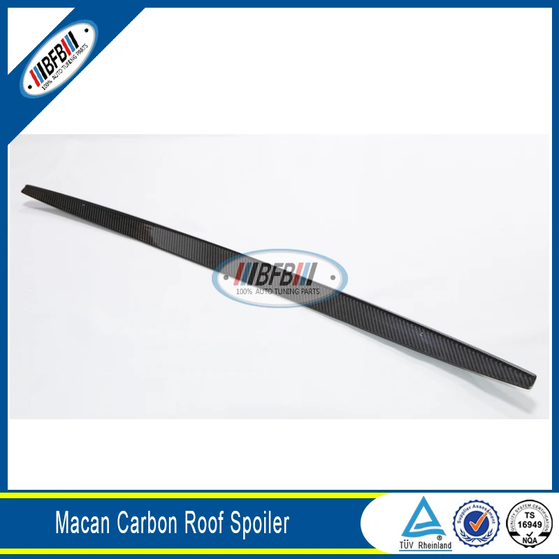 Car Auto Carbon Fiber Small Roof Spoiler Fit For Porsche Macan 2014-2017 | Автомобили и мотоциклы