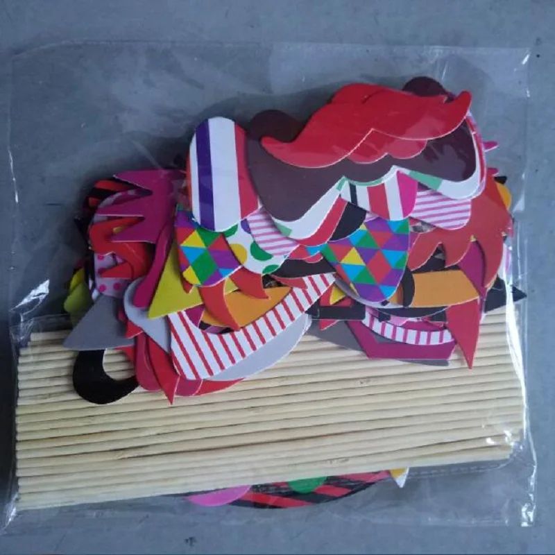 Смешной реквизит для фотографий 76 шт. украшение свадьбы Photo booth Опора на палочке