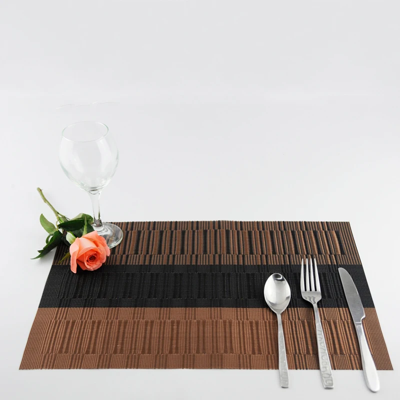 Ткань салфетки термостойкие обеденным столом мат скатерть ПВХ для кухни