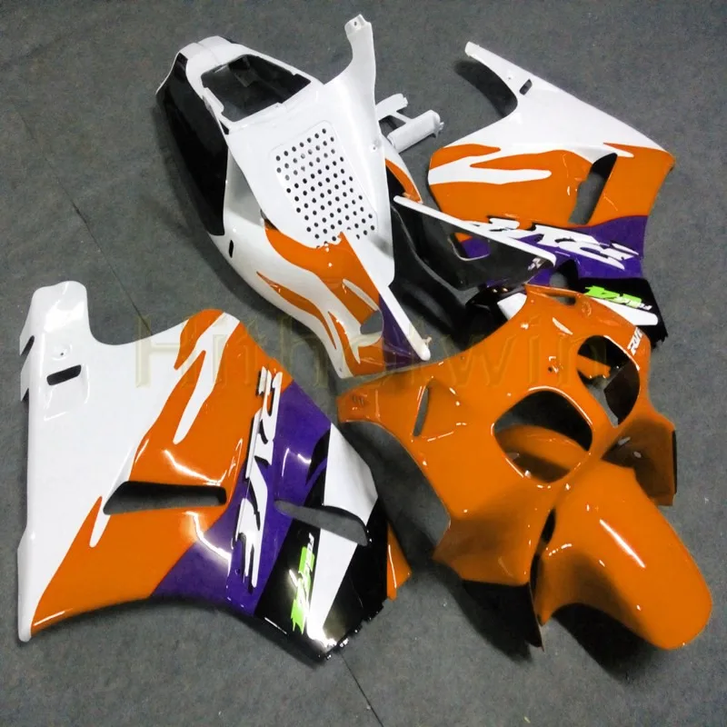 

Custom motorcycle article for VFR400R NC35 V4 1994 1995 1996 VFR 400R Fairing+Screws white orange