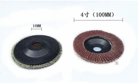 free shipping of 2pcsset 1 x 10016mm 60 grit flap discs wheels for angel grinder steel metal polishing sanding