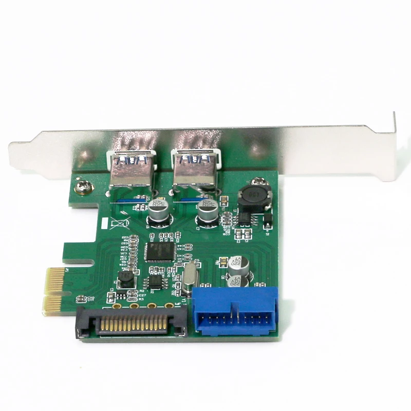Сверхскорости 2 Порты и разъёмы USB 3 0 19 pin USB3.0 PCI E Express карта материнская плата 20 P