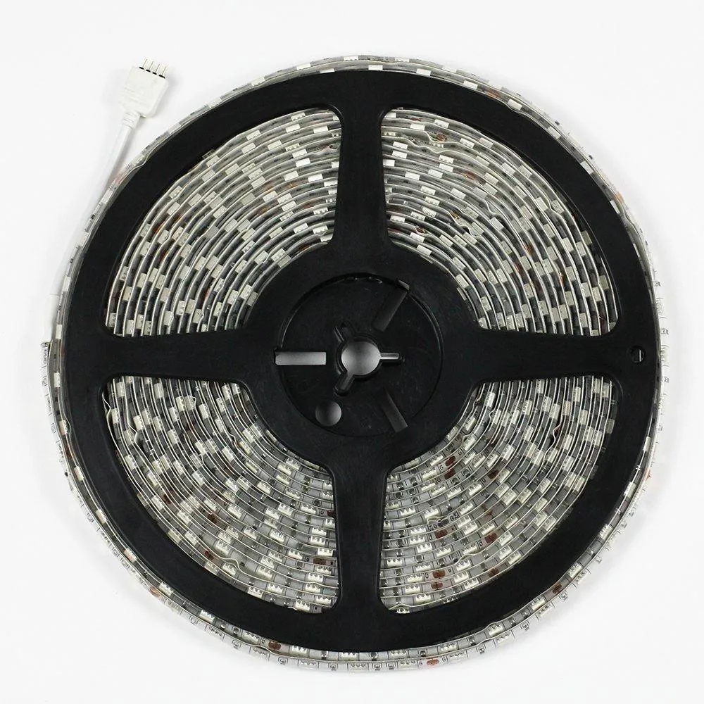 RGB светодиодные полосы света комплект SMD 5050 10 м 600 светодиодный s DC 24 В водонепроницаемый наружный садовый светильник с ИК-пультом дистанционного управления адаптер питания