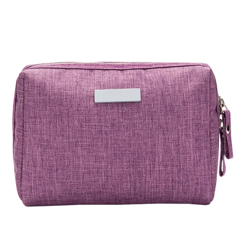 Purple Bag Дорожные косметички для хранения, органайзеры, косметический набор, косметичка на молнии, чехол, аксессуары для упаковки, товары - Цвет: Purple Bag