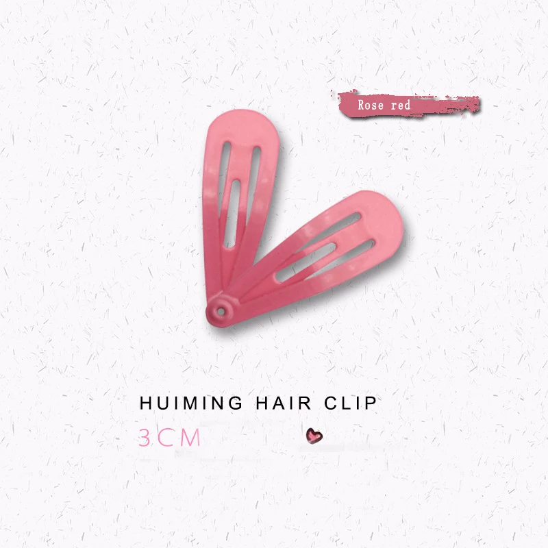 Детские металлические детские заколки для волос 10-100 шт./компл. простые круглые в