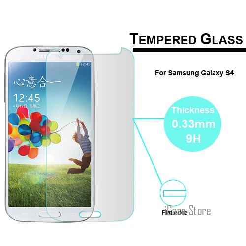 Для Samsung Galaxy S4 Mini чехол S IV Чехол защитный экран Плёнки закаленное стекло g9200 i9500 i9195