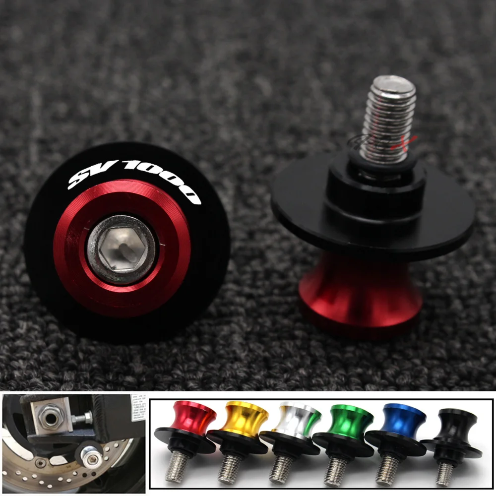 

Аксессуары для мотоциклов CNC алюминиевые шпули M8 Swingarm слайдер стенд винт для Suzuki SV1000/S SV-1000 2003-2007