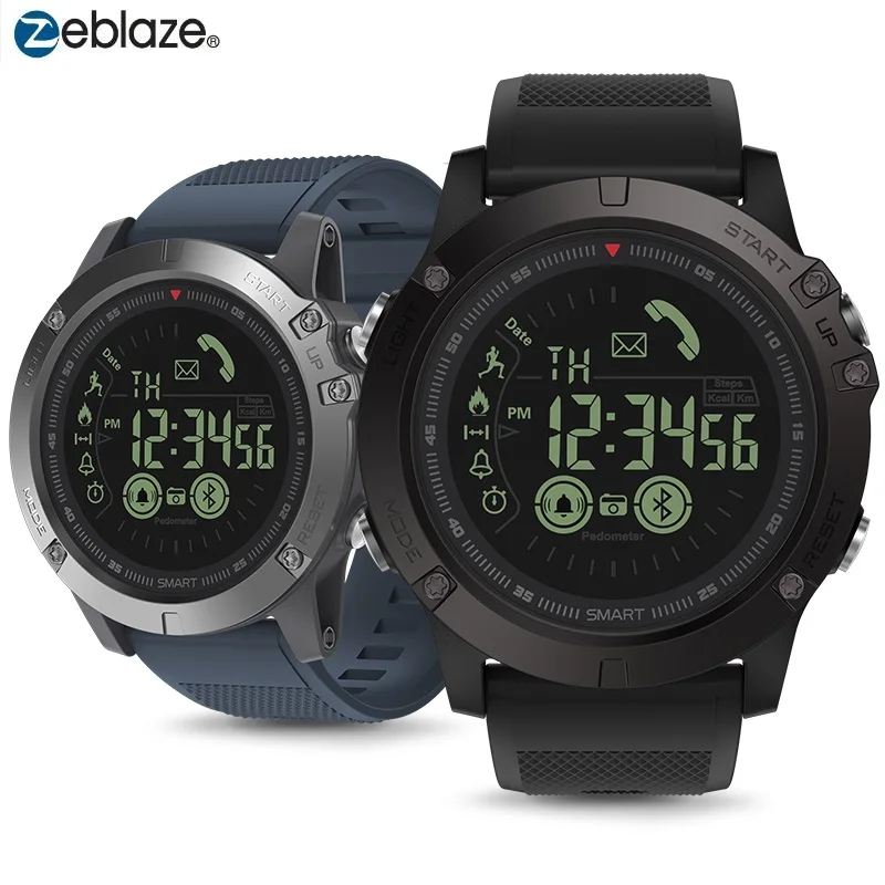 Водонепроницаемые Смарт часы Zeblaze VIBE 3 Bluetooth 50 м спортивные с длительным временем