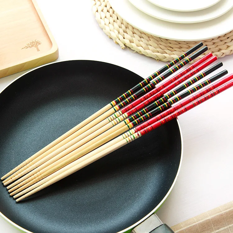 6 пар супердлинные бамбуковые палочки для еды|bamboo chopsticks|bamboo chopsticks wholesalelong |