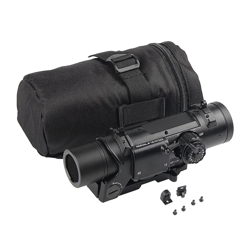 Тактический 1x 4x двойной роль оптический прицел на винтовку Airsoft Magnificate Сфера Fit 20