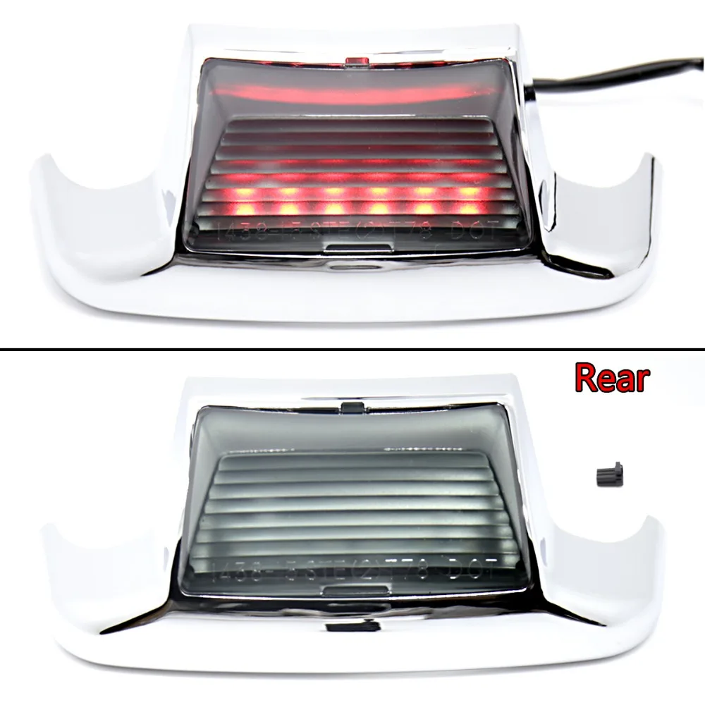 Задние светодиодные наконечники для крыльев моделей Harley модель FLSTC FLHT 80 2008|rear