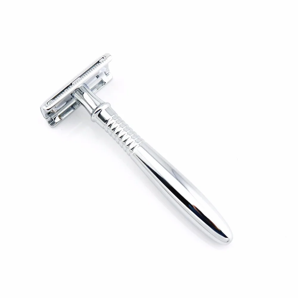 BAILI Safety Razor серебряная длинная ручка ZAMAK сплав цинка 5 лезвий чехол BD191 отличное