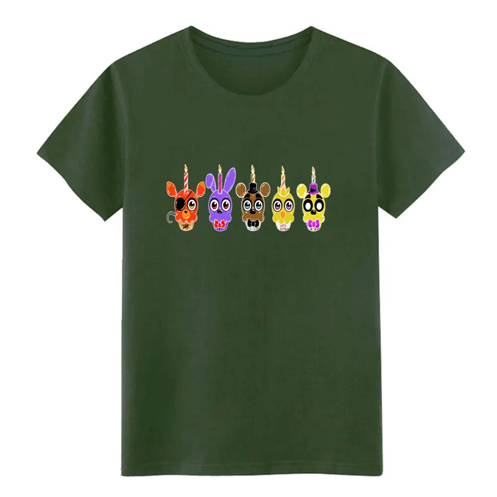 Fnaf cupcakes 5 футболка на заказ 100% хлопок евро размер S 3xl буквы Графический дышащий