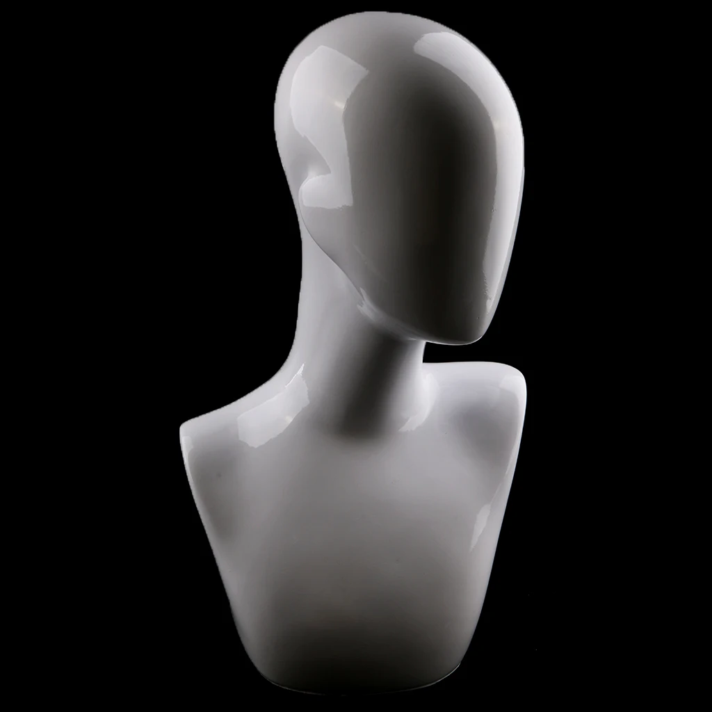 

Female Mannequin Manikin Head Shoulder Model for Wigs Glasses Hats Display Headscarf Headphone Display Home