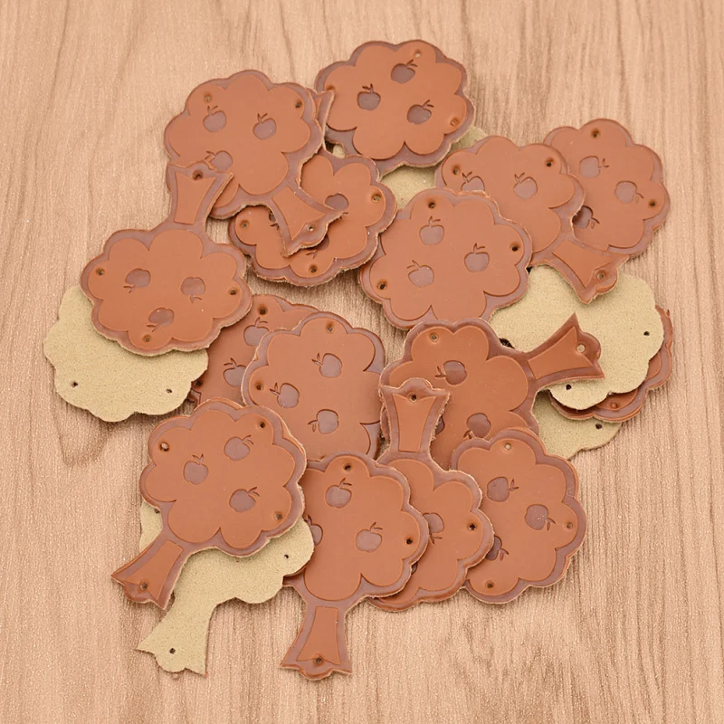 20 шт. индивидуальные кожаные этикетки аксессуары для одежды рукоделия сделай сам