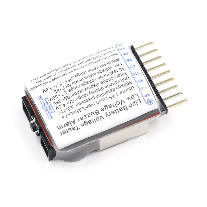 Для 1 8 S Lipo/li ion/Fe батарея напряжение 2в1 тестер низкий зуммер напряжения