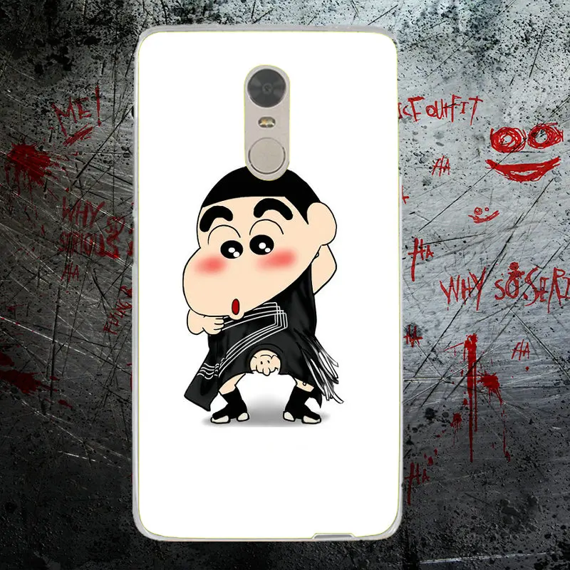 Классные мягкие чехлы из ТПУ с узором Crayon Shin Chan для телефонов Xiaomi Redmi Mi Note 4X 2 3 3S 4A 5 6