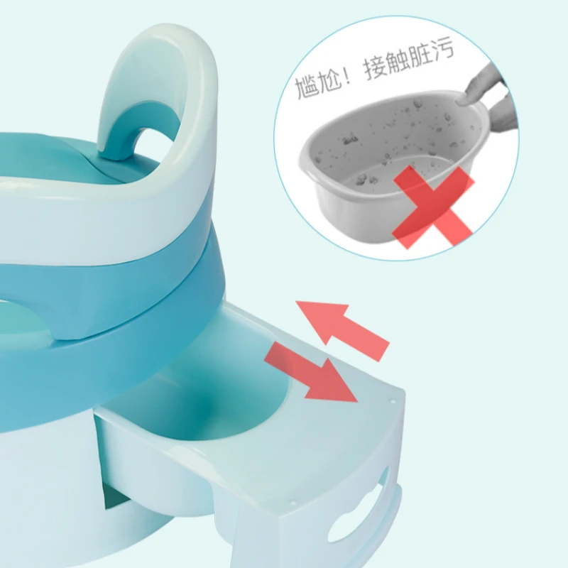 Pu Potty Seat Baby Toilet Cartoon Duck Children For Boy 1-3-6 Years Old | Мать и ребенок